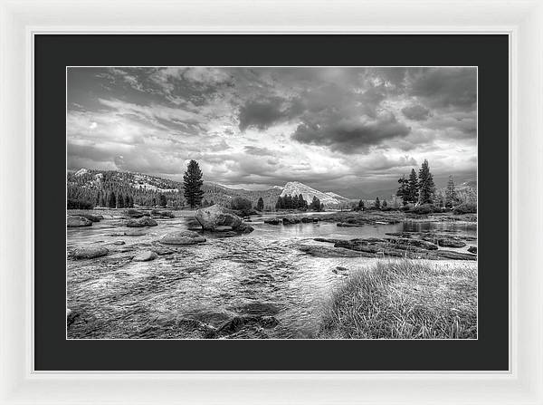 Tuolumne Rive, Yosemite National Park, California / Art Photo - Framed Print