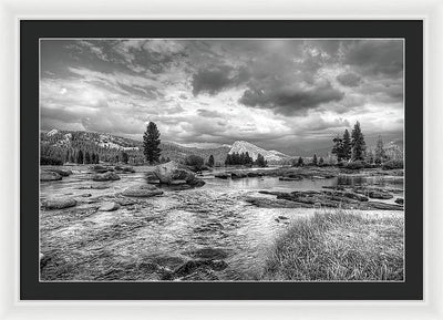 Tuolumne Rive, Yosemite National Park, California / Art Photo - Framed Print