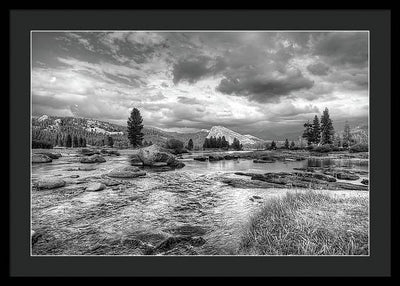 Tuolumne Rive, Yosemite National Park, California / Art Photo - Framed Print