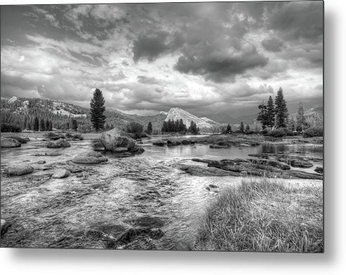 Tuolumne Rive, Yosemite National Park, California / Art Photo - Metal Print