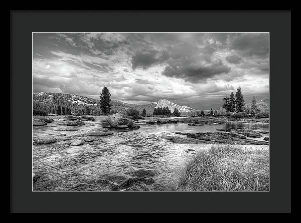 Tuolumne Rive, Yosemite National Park, California / Art Photo - Framed Print