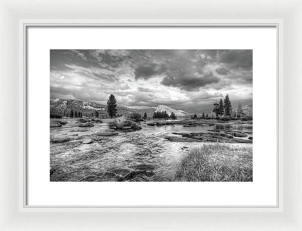 Tuolumne Rive, Yosemite National Park, California / Art Photo - Framed Print