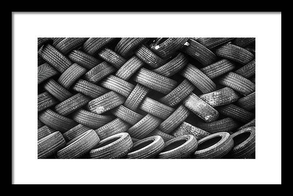 Tyres / Art Photo - Framed Print