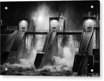 Water and Concrete #1 / Art Photo - Acrylic Print