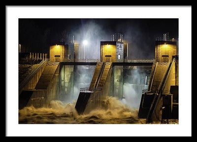 Water and Concrete #2 / Art Photo - Framed Print