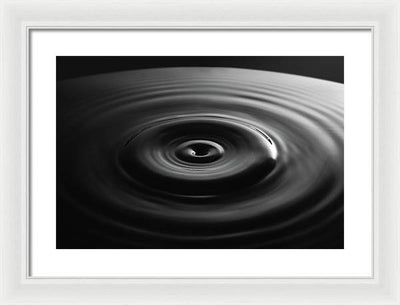 Water Drop / Art Photo - Framed Print