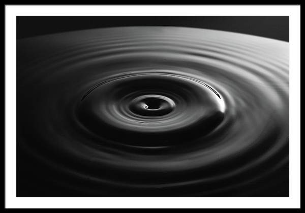 Water Drop / Art Photo - Framed Print