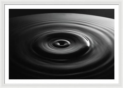 Water Drop / Art Photo - Framed Print