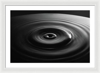 Water Drop / Art Photo - Framed Print