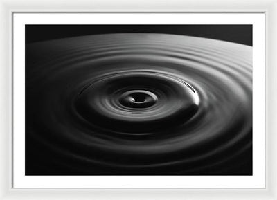 Water Drop / Art Photo - Framed Print