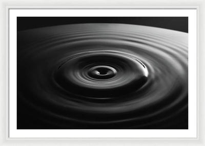 Water Drop / Art Photo - Framed Print