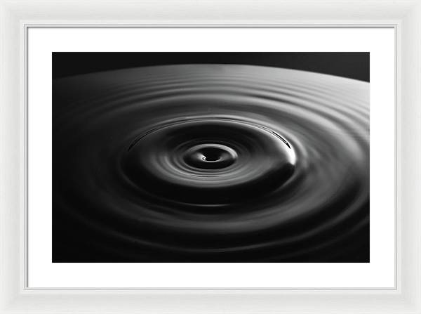 Water Drop / Art Photo - Framed Print