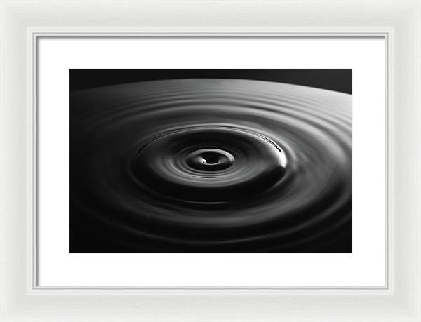 Water Drop / Art Photo - Framed Print