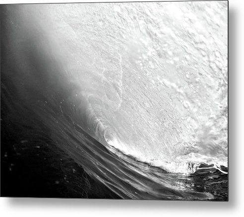 Wave, the Tunnel / Art Photo - Metal Print