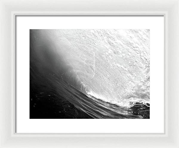 Wave, the Tunnel / Art Photo - Framed Print