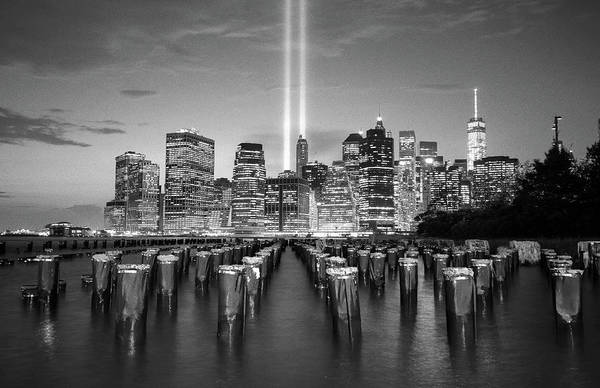 We all Shine on, Lower Manhattan from Brooklyn / Art Photo - Art Print