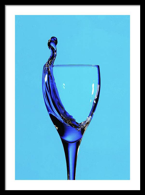 Wine Glass / Art Photo - Framed Print