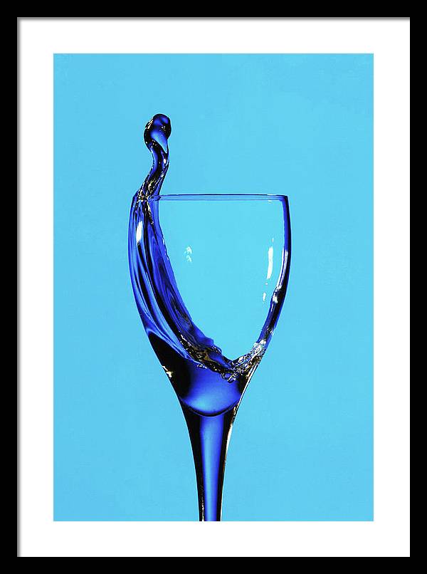 Wine Glass / Art Photo - Framed Print