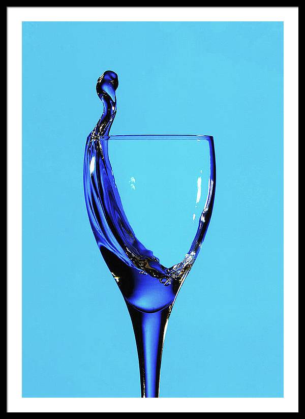 Wine Glass / Art Photo - Framed Print