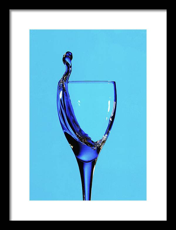 Wine Glass / Art Photo - Framed Print