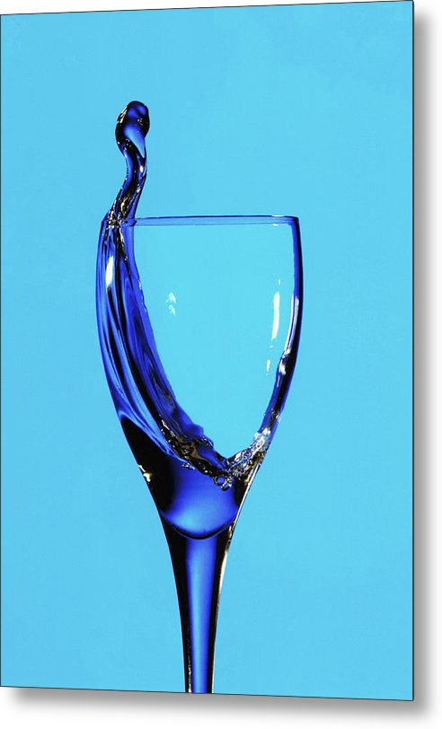 Wine Glass / Art Photo - Metal Print