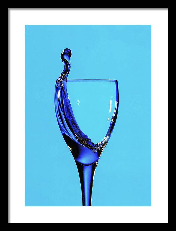 Wine Glass / Art Photo - Framed Print