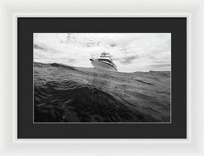 Yacht / Art Photo - Framed Print